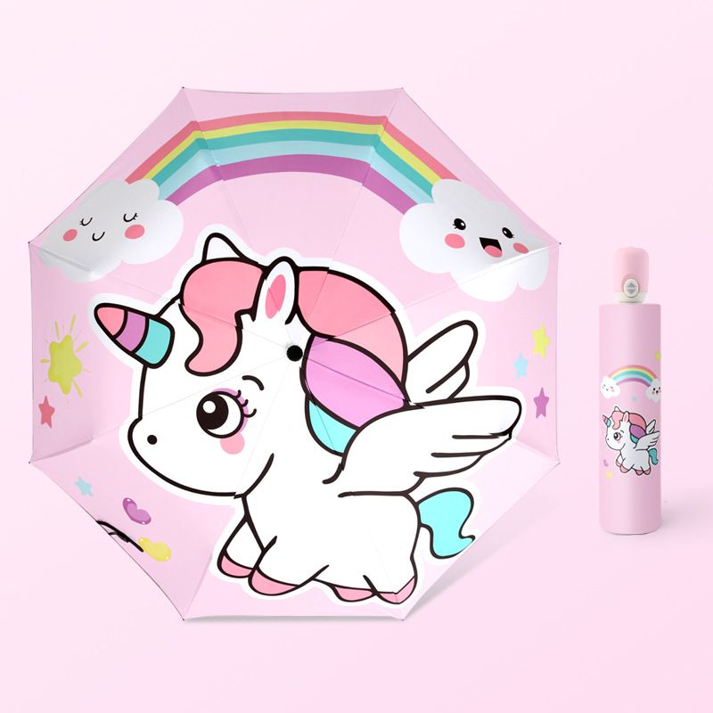 Kid's Automatic Anti-uv Folding Umbrella