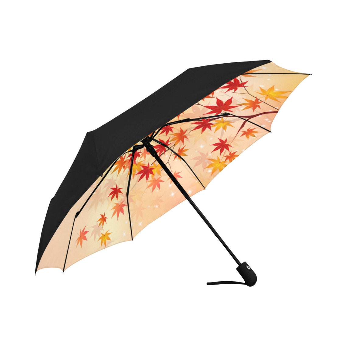 Inside or Outside Printed Folding Umbrella