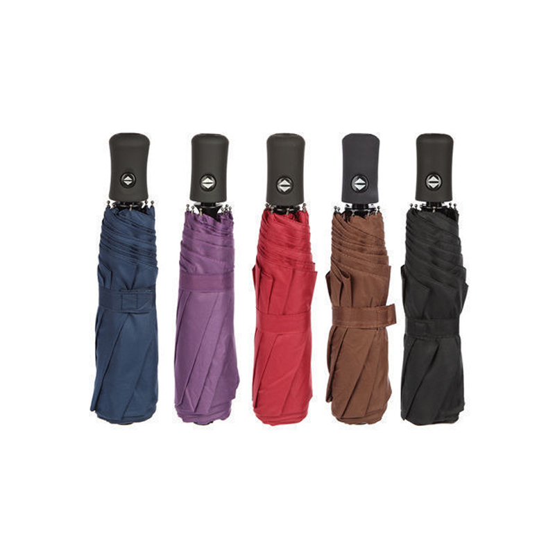 Full Automatic Solid Color Folding Umbrella