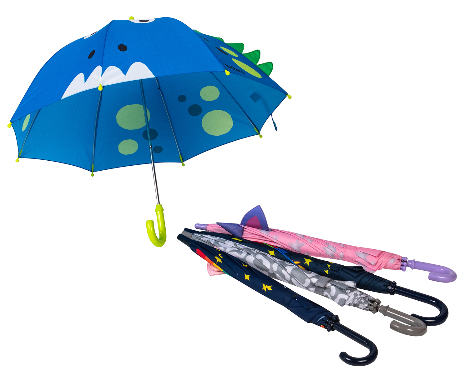 Kids Manual Open Straight Umbrella