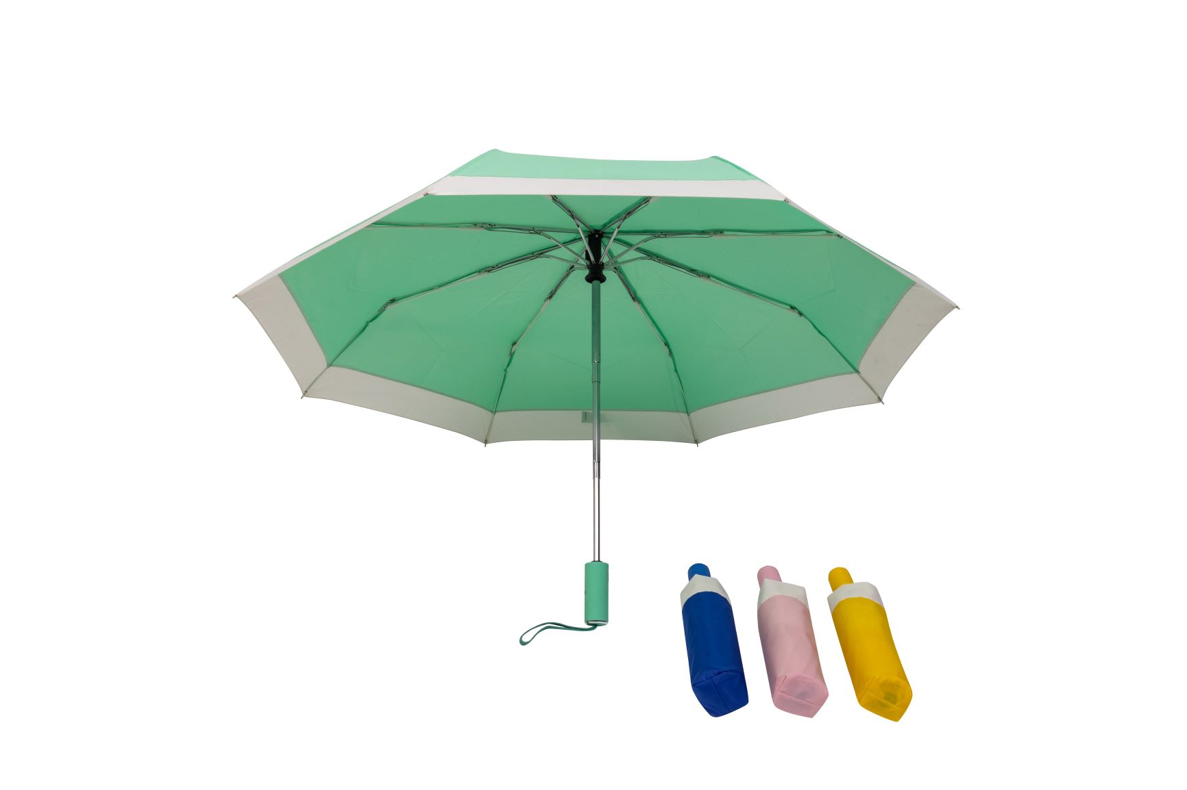8 Ribs Manual Folding Umbrella