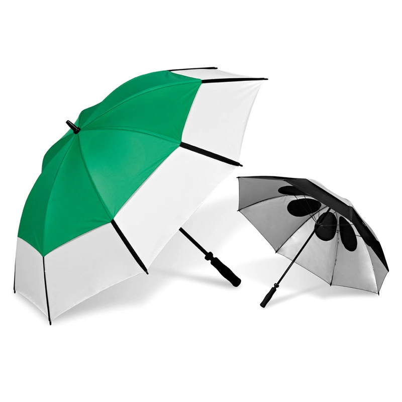 New Fashion Design Holes Vented  Anti UV Golf Umbrella