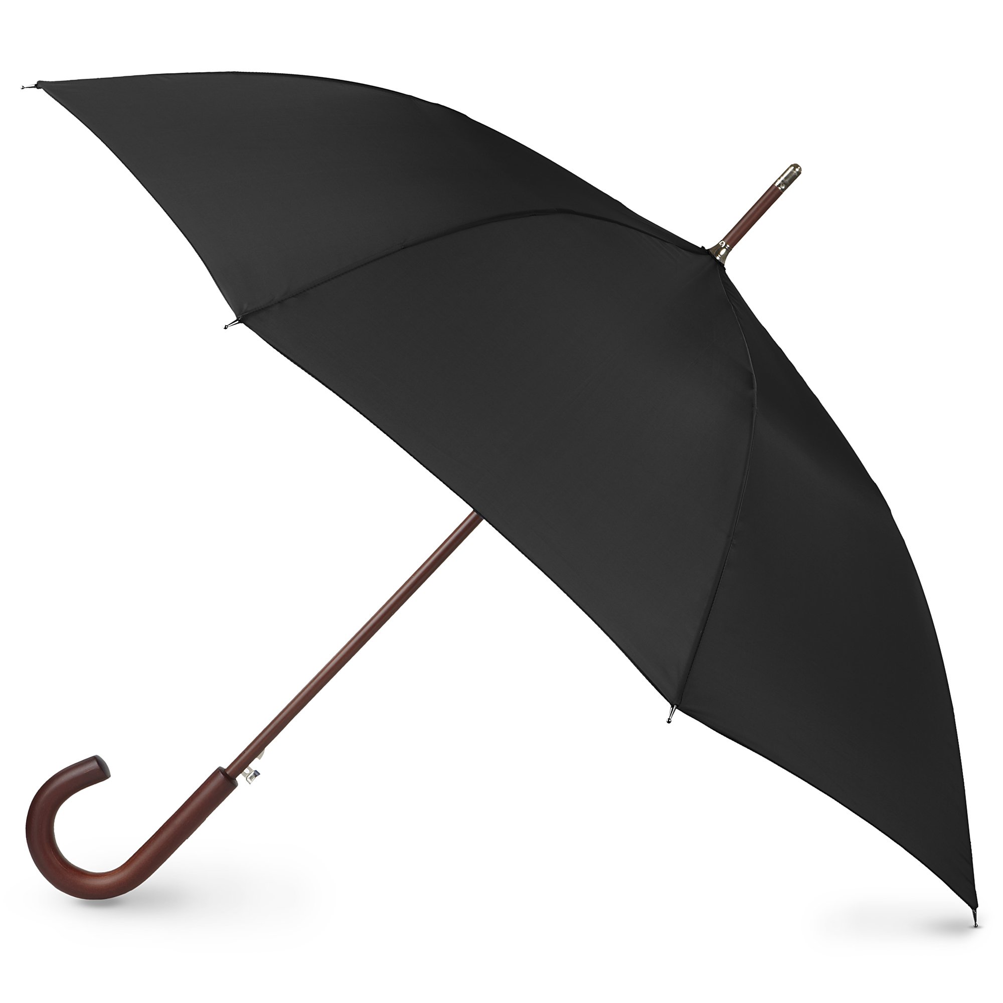 Auto Open Wooden Handle Straight Umbrella