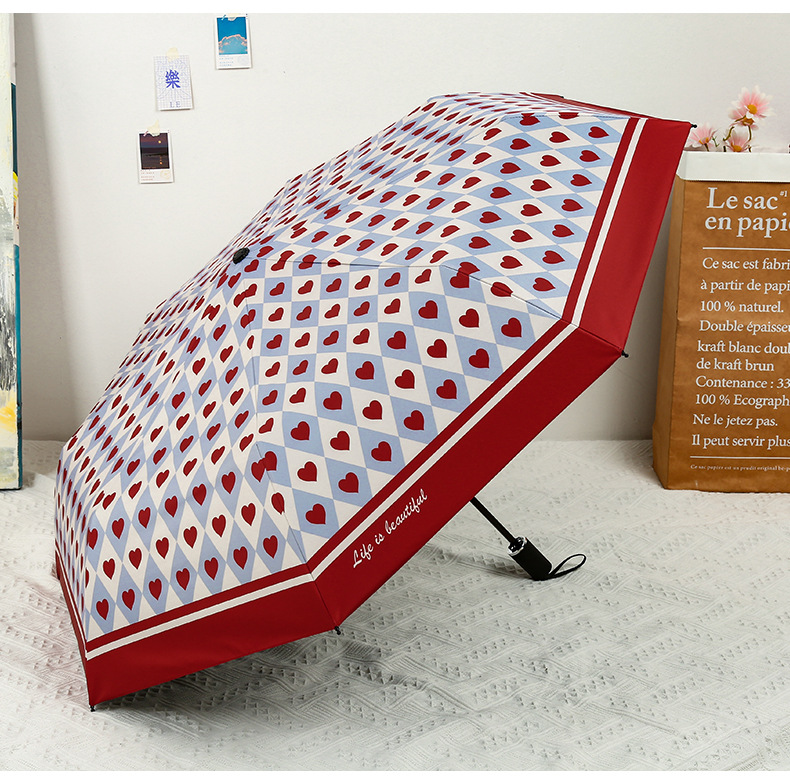 Full Automatic Women's Sun & Rain Folding Umbrella