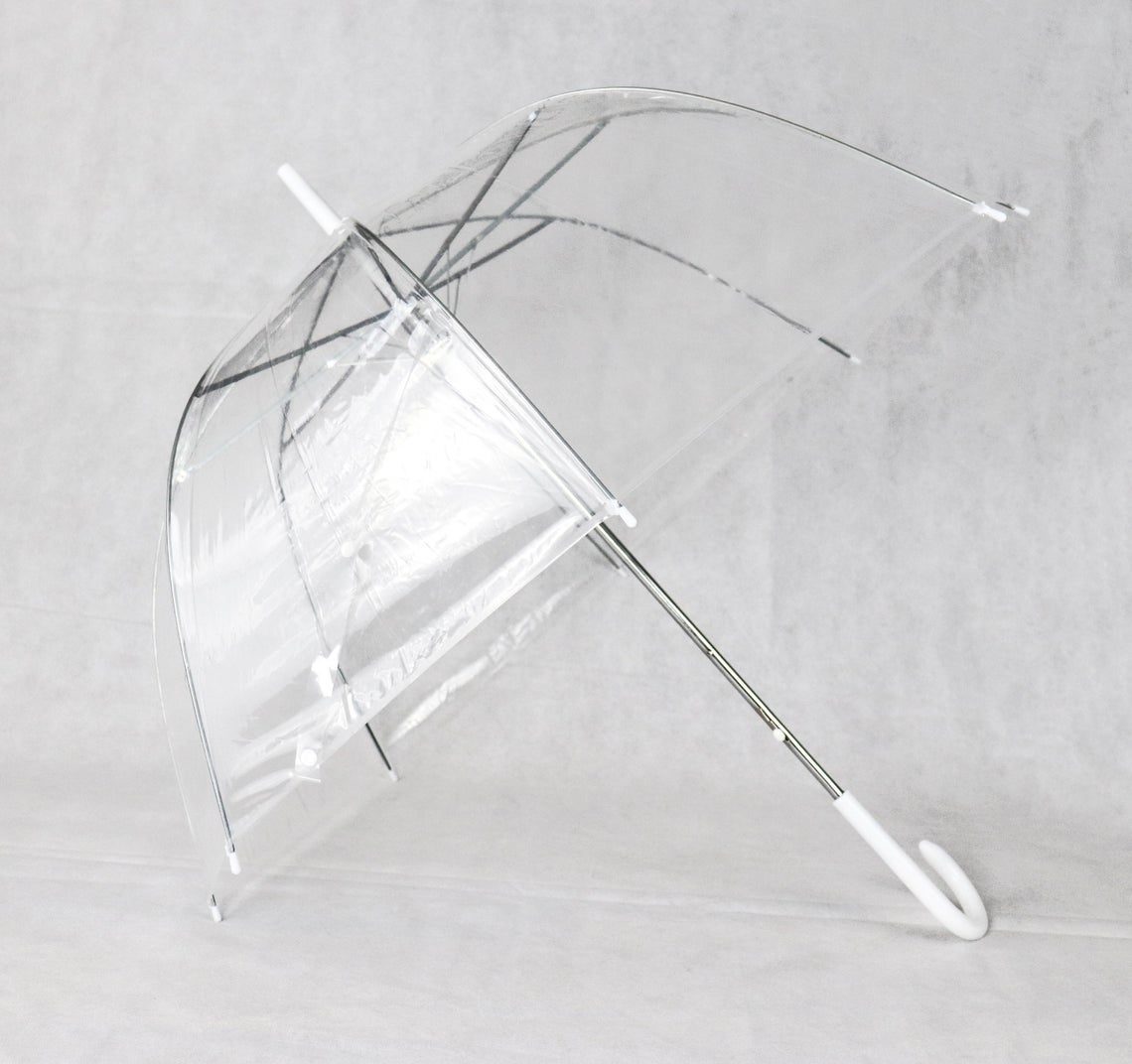Promotion Good Quality Clear Straight Umbrella
