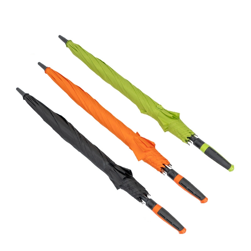 Windproof Fiberglass Frame Golf Umbrella with Anti Grip Handle