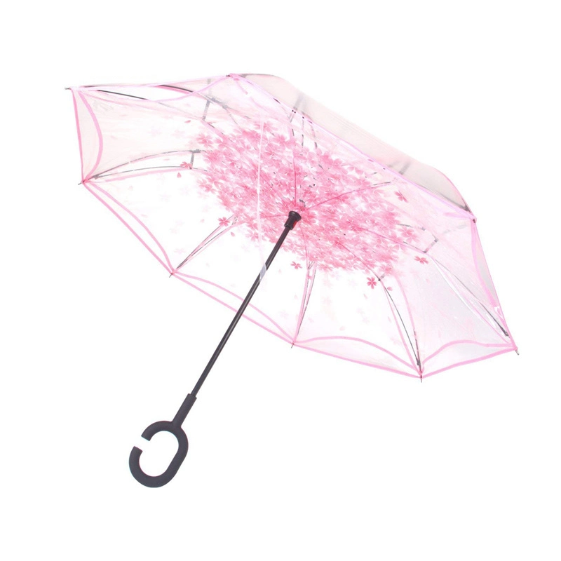Automatic Portable Straight Inverted Fashion Umbrella
