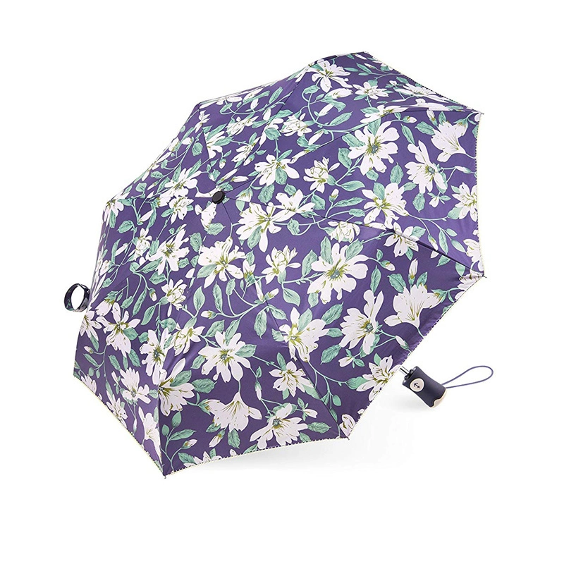 Automatic Open & Close 3 Folds Promotion Fashion Umbrella