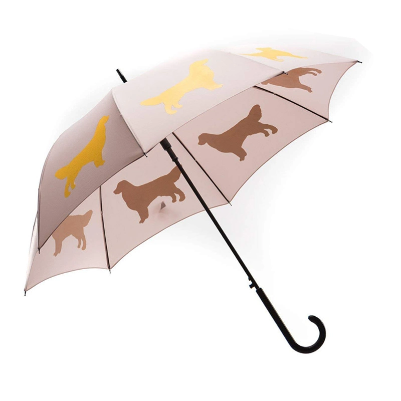 Fashion J Leather Handle Umbrella