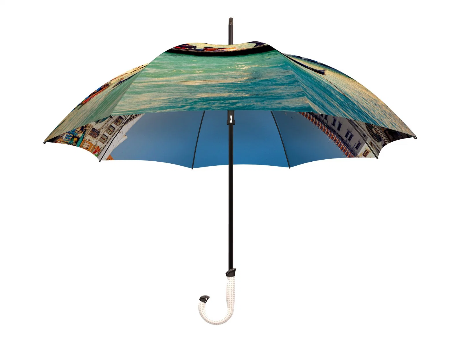 Vanice Scenic Spot Straight Umbrella