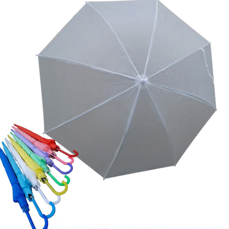 Plain Translucent frosted PVC printable LOGO advertising gift umbrella