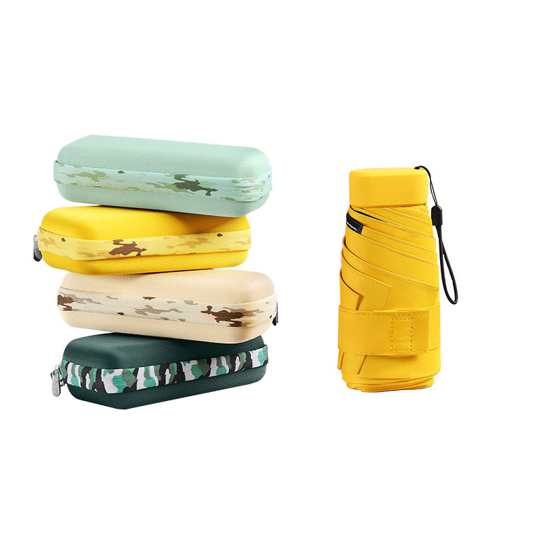 Uv Protection Capsul Pocket Portable Super Mini  Folding Umbrella